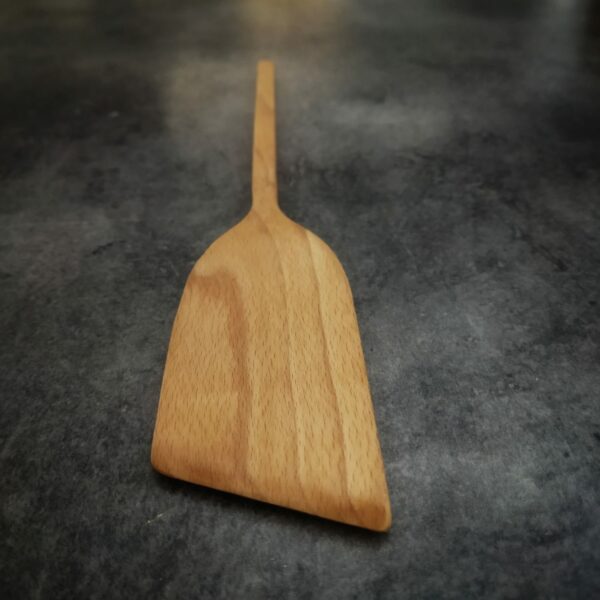 Spatule bois droite, de fabrication française, en hêtre de Bourgogne.