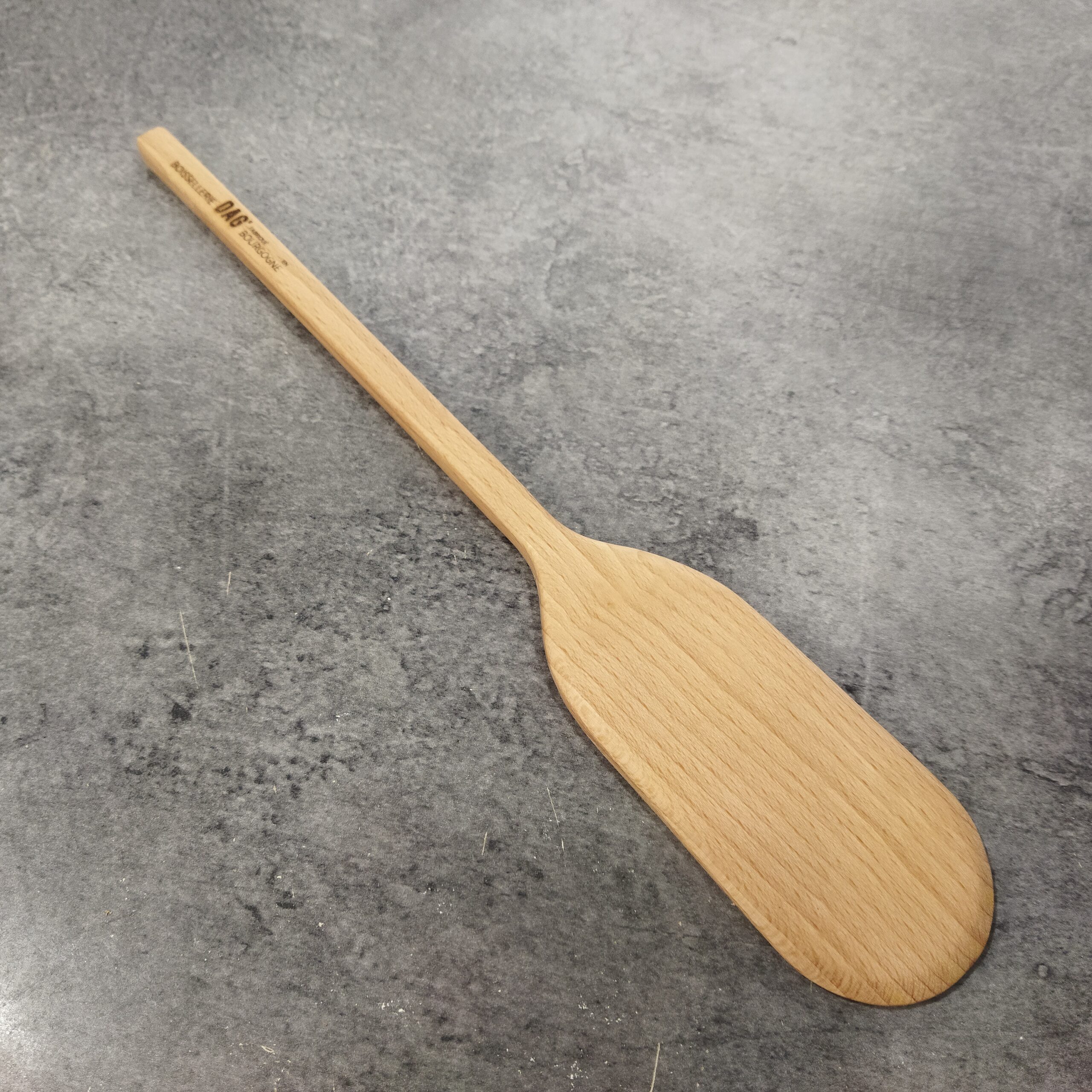 Spatule bois droite, de fabrication française, en hêtre de Bourgogne.